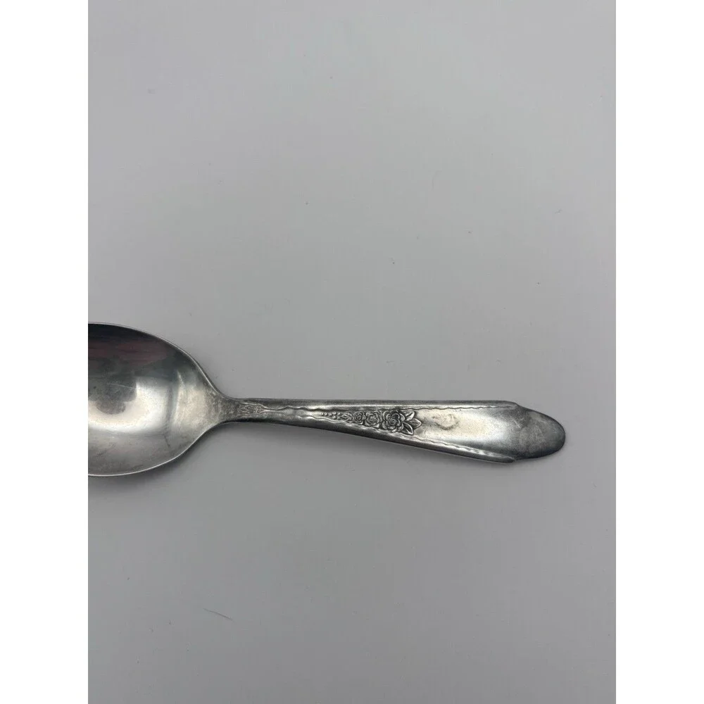silver baby spoons vintage Gerber Large Shovel-style